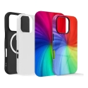 Divkāršu vāks sublimācijai, saderīgs ar MagSafe IPHONE 14 PRO Divkāršu vāks sublimācijai, saderīgs ar MagSafe IPHONE 14 PRO