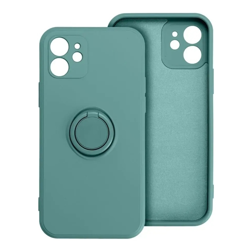 Silicone ring maciņš ar statīvu telefonam iPhone 17 Pro Max | iPhone 18 Pro Max zaļš – 2