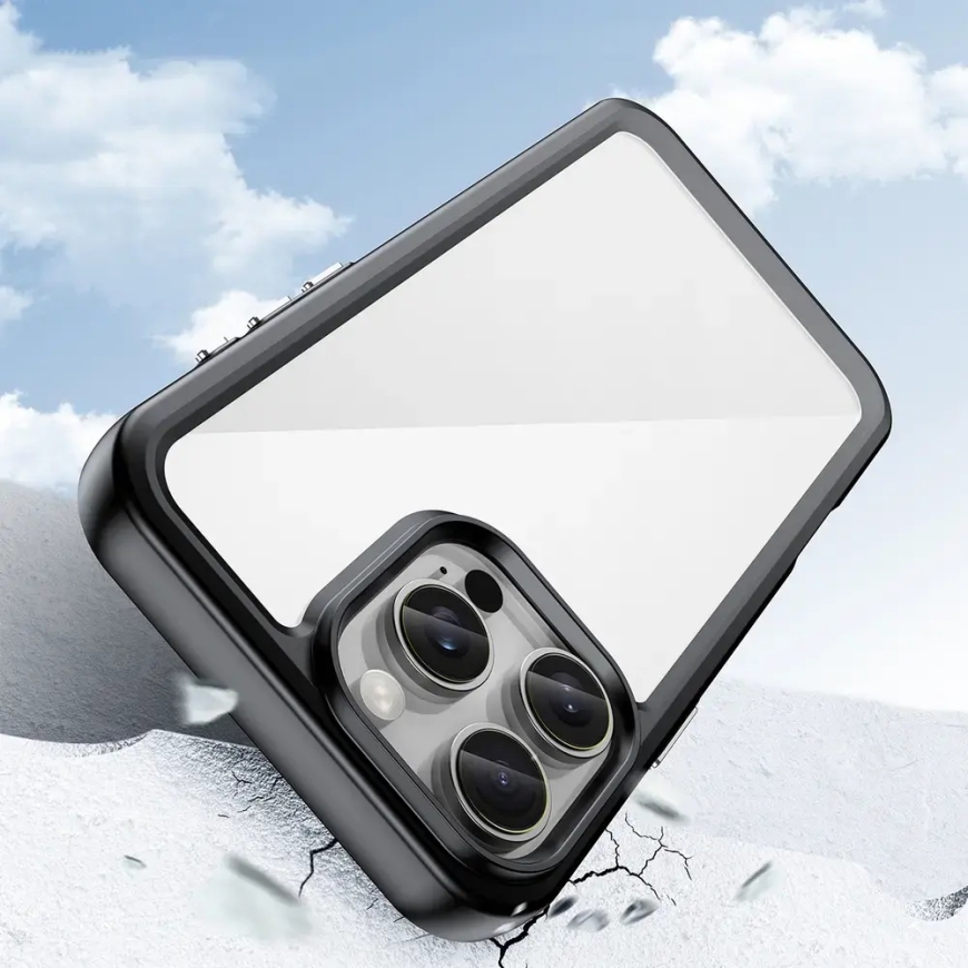 Outer Space Gel Frame telefono dėklas iPhone 16 Pro Max juodas – 3