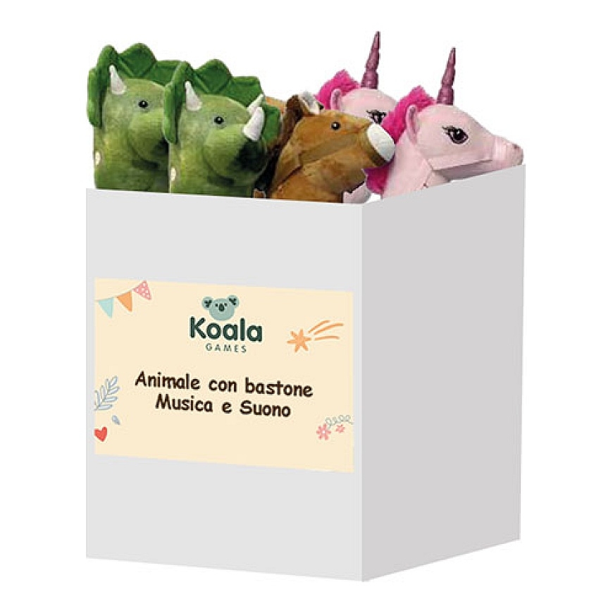 Koala Games G2587 pliušinis žaislas su lazda ir garsu (atsitiktinis) – 3