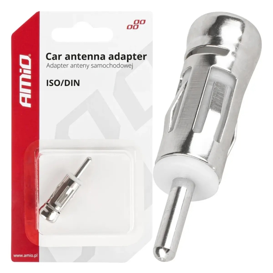 Auto antenas adapteris ISO–DIN AMIO-03966