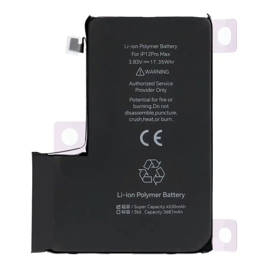 JCID Diagnosable Genuine Battery for iPhone 12 PRO MAX (high capacity) – 2
