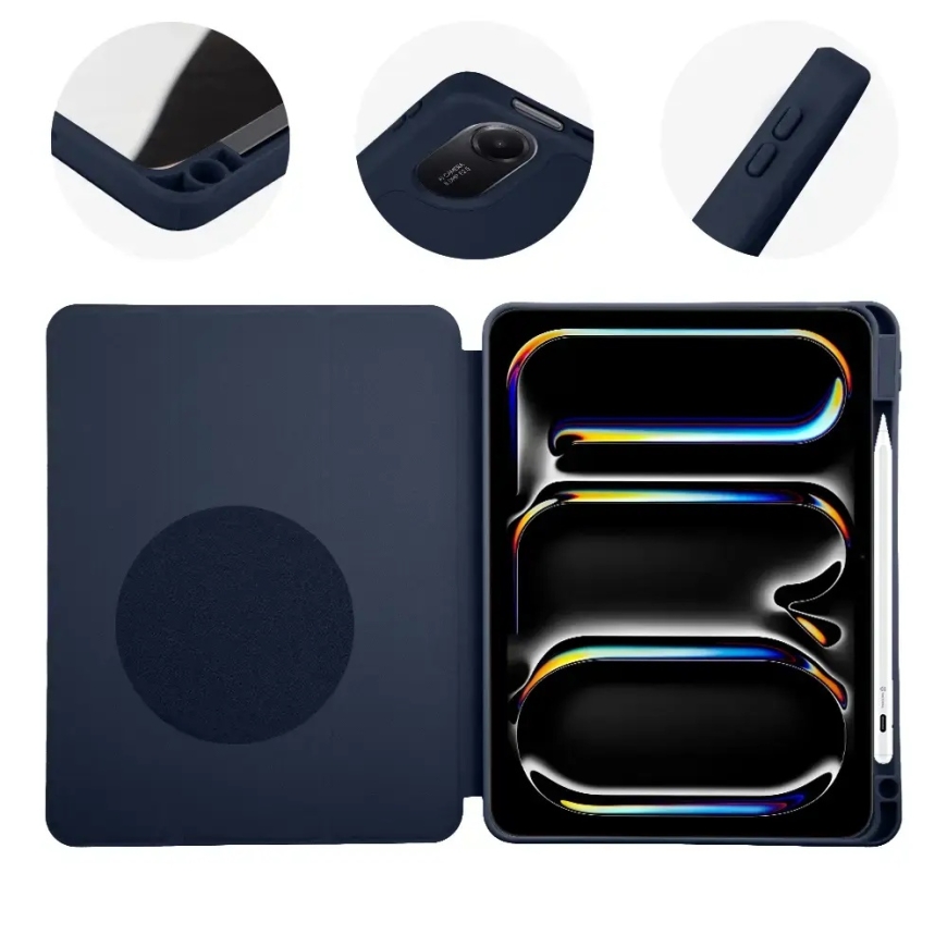 OBAL:ME SolidTab kate Apple iPad Air 11(2020/22/24/25/26)/iPad Pro 11 (1/2/3/4) tume sinine