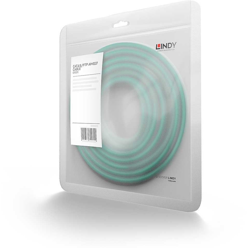 Network Cable - LINDY Cat.6 S/FTP Network Cable, RJ45, M/M, 250MHz, 27AWG, 30 m, Green – 5