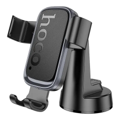HOCO H81 gravity car phone holder with suction cup black and gray