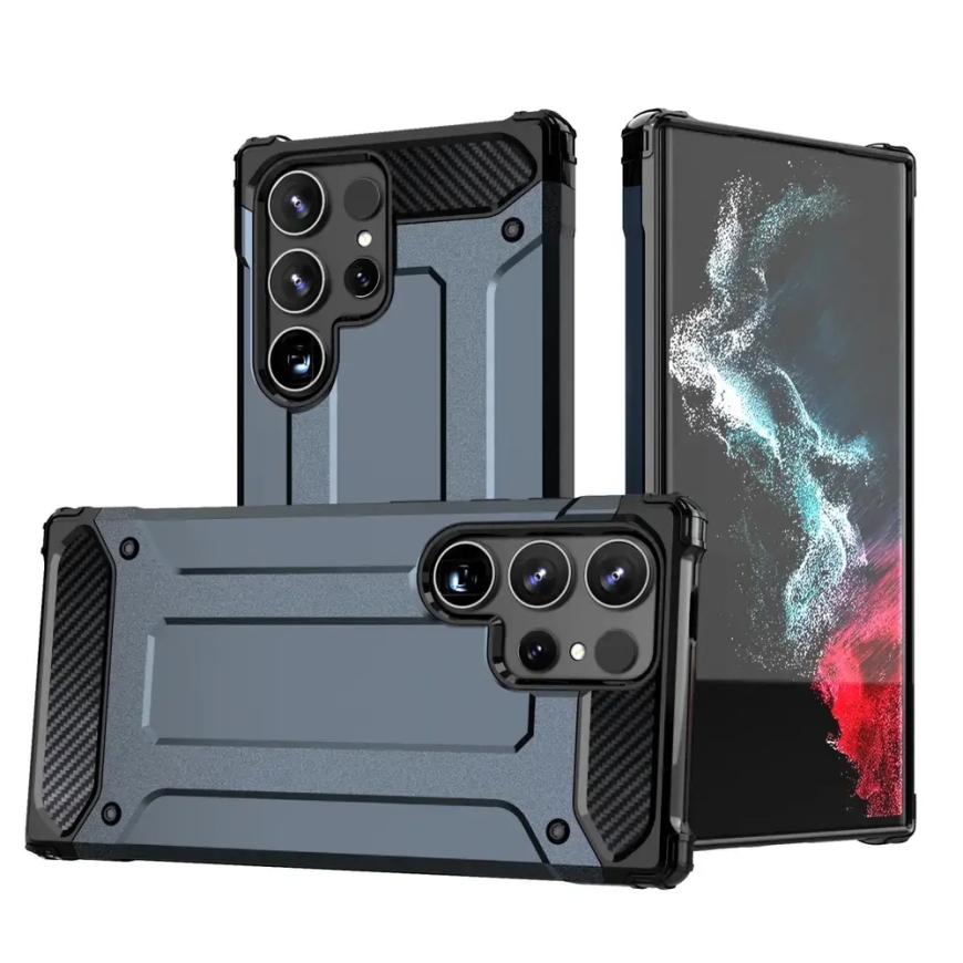 Hybrid Armor чехол для телефона Samsung Galaxy S25 Edge (S937) синий