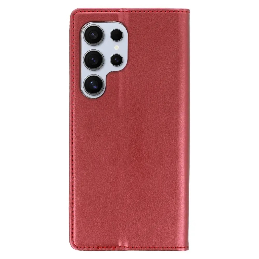 Smart Magneto Case for Xiaomi Redmi 14C burgundy – 4