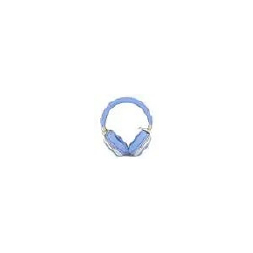 Guess PU Grained Triangle Gold Metal Logo ENC Wireless Headphone Blue – 4