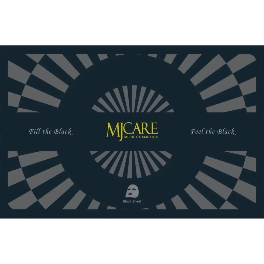 Mijin, Mjcare, Charcoal, Eliminates Impurities, Sheet Mask, For Face, 25 ml