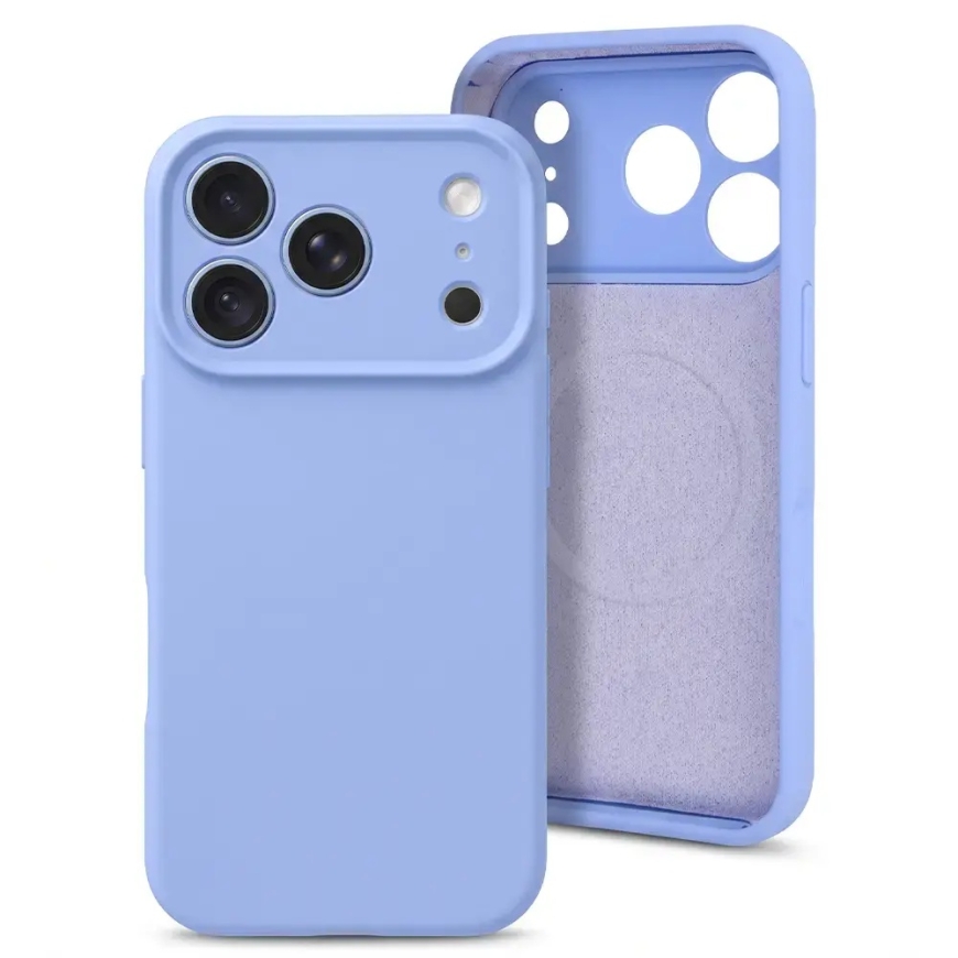 MagColor Pure Case iPhone 18 Pro/17 Pro šviesiai mėlynas
