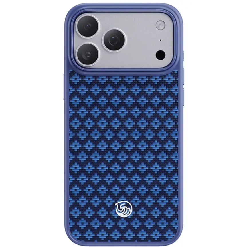 Benks Magnetic Armor Pro Armor Grid Kevlar Case Metal Frame 600D (C.K.FL.AP.BE.B073) iPhone 18 Pro Max/17 Pro Max sininen