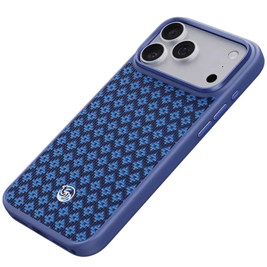 Benks Magnetic Armor Pro Armor Grid Kevlar Case Metal Frame 600D (C.K.FL.AP.BE.B073) iPhone 18 Pro Max/17 Pro Max sinine – 2