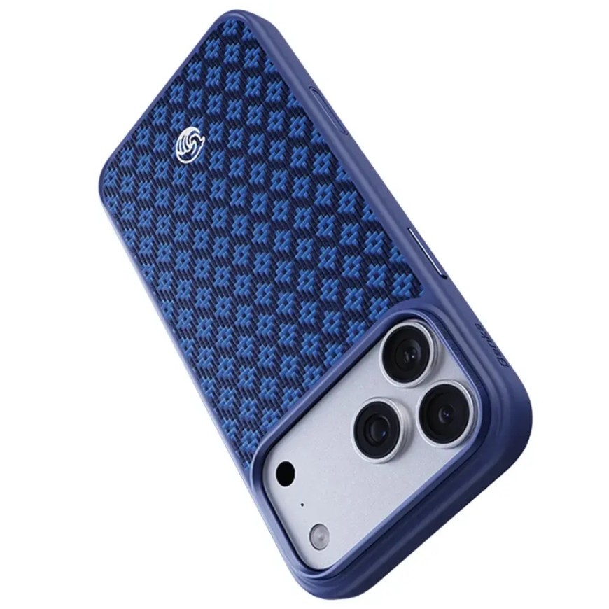 Benks Magnetic Armor Pro Armor Grid Kevlar Case Metal Frame 600D (C.K.FL.AP.BE.B073) для Iphone 18 Pro Max/17 Pro Max синий – 3