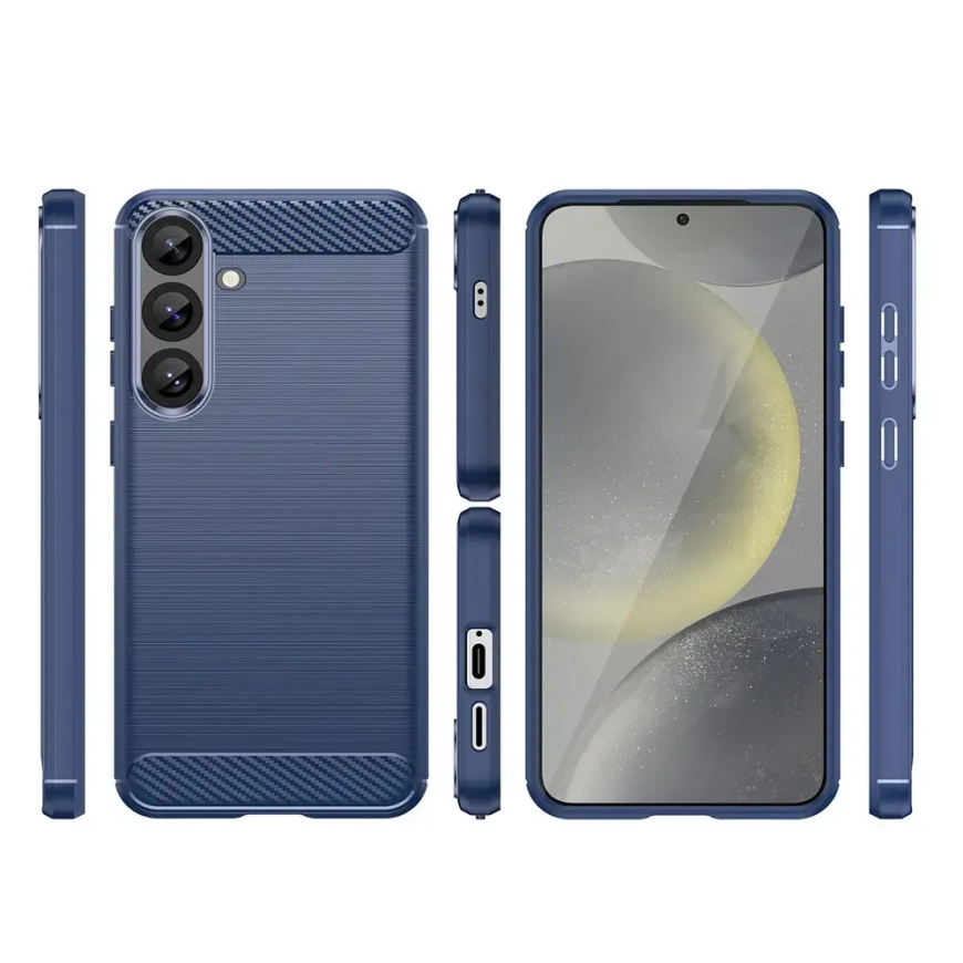 Carbon чехол для телефона Samsung Galaxy S25+ синий – 2