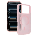 Tel Protect Mist Matte -puhelinsuojus MagSafe-tuella iPhone 17 Pro:lle, vaaleanpunainen Tel Protect Mist Matte -puhelinsuojus MagSafe-tuella iPhone 17 Pro:lle, vaaleanpunainen