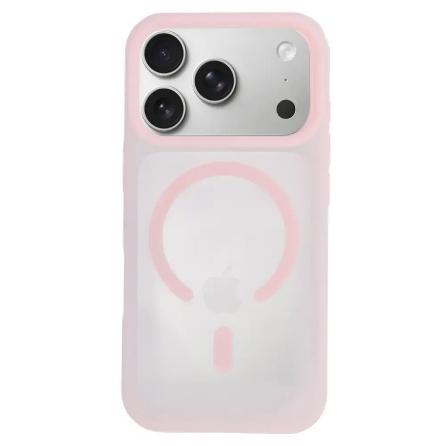 Tel Protect Mist Matte -puhelinsuojus MagSafe-tuella iPhone 17 Pro:lle, vaaleanpunainen – 2