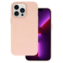 Leather maciņš ar MagSafe atbalstu telefonam iPhone 15 Plus rozā Leather maciņš ar MagSafe atbalstu telefonam iPhone 15 Plus rozā