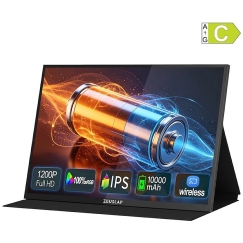 ŽEUSLAP P16BT portable monitor with a 16-inch touchscreen