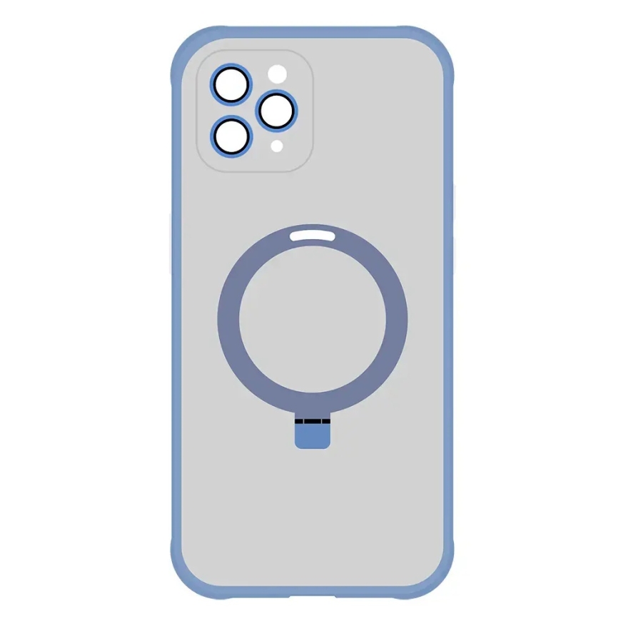 Tel Protect Magical telefono dėklas su stovu ir MagSafe palaikymu iPhone 11 Pro mėlynas – 4