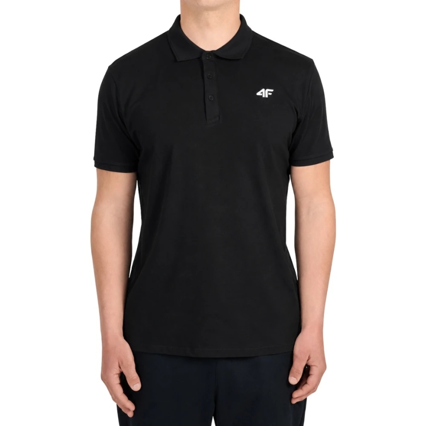 Meeste polo särk 4F M0770 tume must 4FWMM00TPTSM0770 20S (4XL)