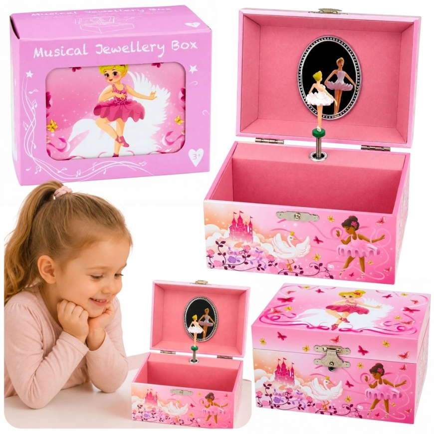 Musical Jewelry Box Pink – 3