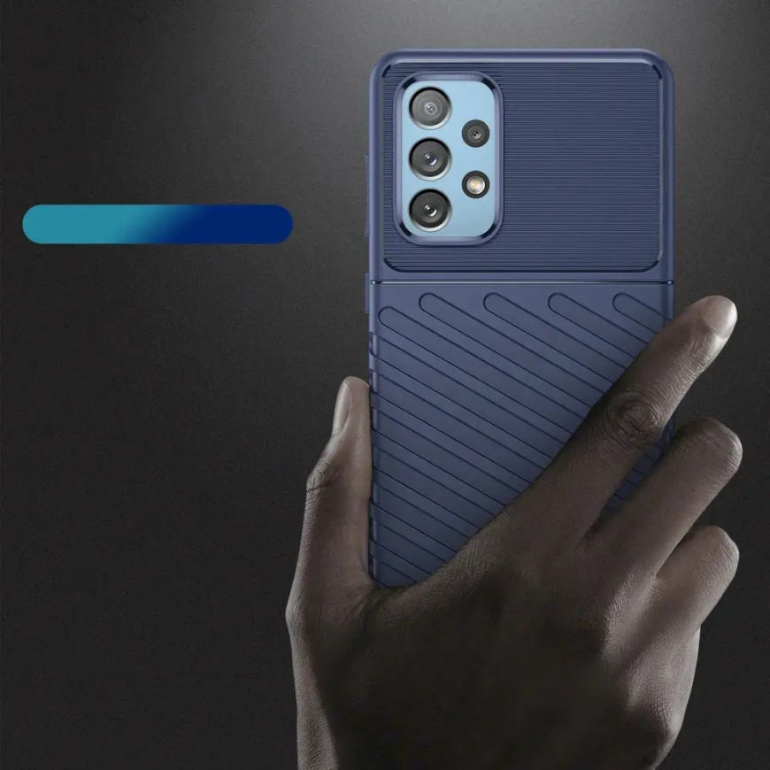Thunder Case flexible armored phone case for Samsung Galaxy A73 (A736) blue – 5