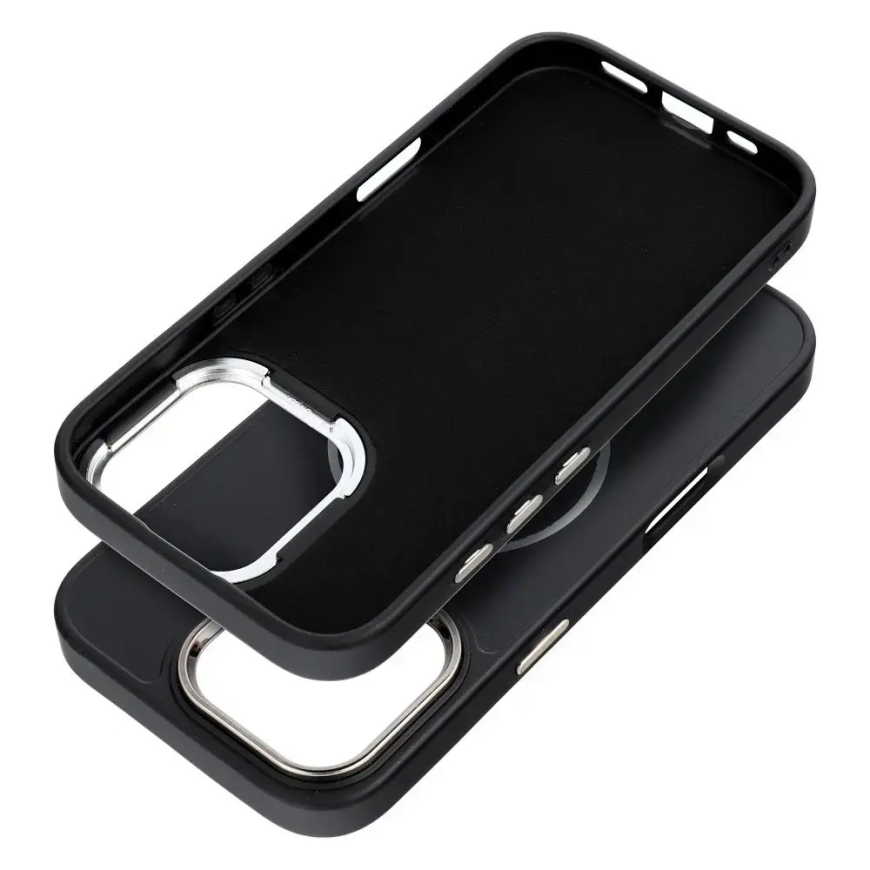 FRAME MAG COVER phone case with MagSafe support for iPhone 16e black – 4