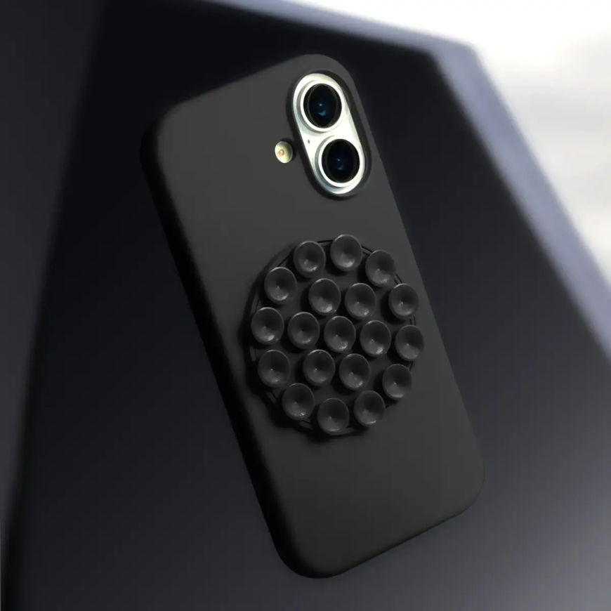 Silicone Stick maciņš telefonam iPhone 16 Pro melns – 5