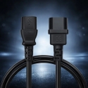 Qoltec Power cable IEC C13 | C14 | 3x1.00mm² | Pure copper Cu | 1m Qoltec Power cable IEC C13 | C14 | 3x1.00mm² | Pure copper Cu | 1m
