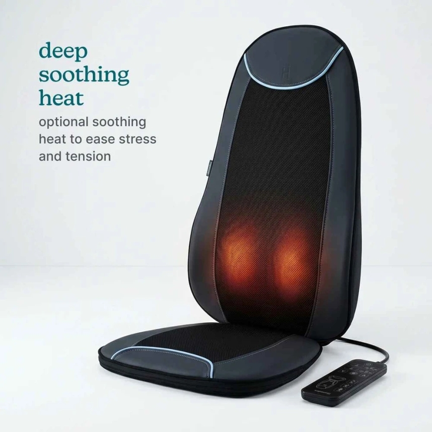 Homedics CBS-2026-EB Shiatsu Max 3.0 selja- ja õlavarre massaažiseade soojendusega – 3