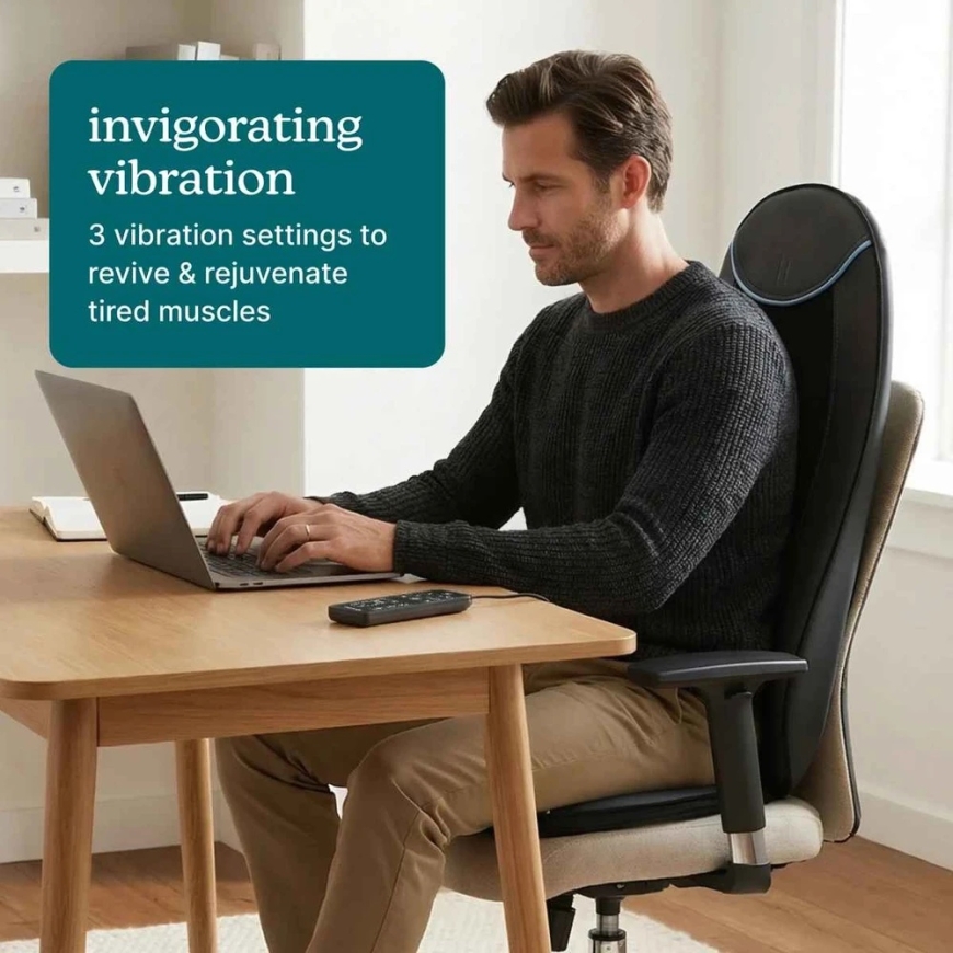 Homedics CBS-2026-EB Shiatsu Max 3.0 массажер для спины и плеч с подогревом – 4