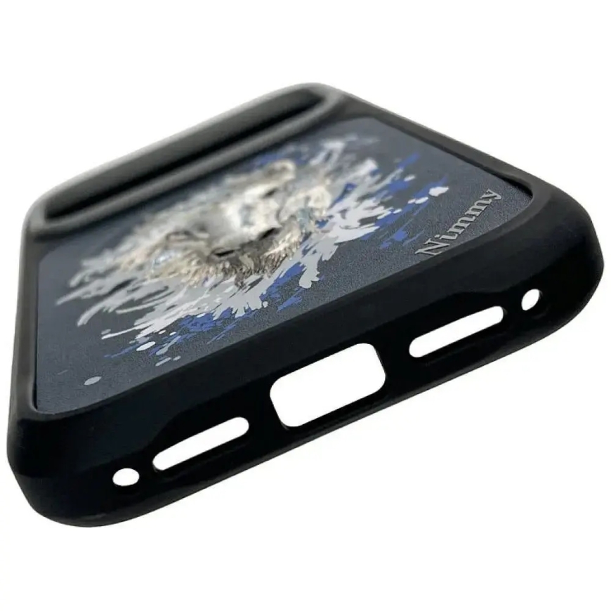 NIMMY korpuss HORSE saderīgs ar MagSafe priekš IPHONE 18 Pro/17 Pro tumši zils – 3