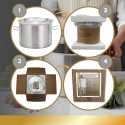 Gastronorm pott, roostevaba teras, läbimõõt 30cm, 14l, kinghoff, kh-2022 Gastronorm pott, roostevaba teras, läbimõõt 30cm, 14l, kinghoff, kh-2022