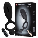 „Pretty Love“ vibruojantis varpos žiedas glosto jūsų klitorį „Pretty Love“ vibruojantis varpos žiedas glosto jūsų klitorį