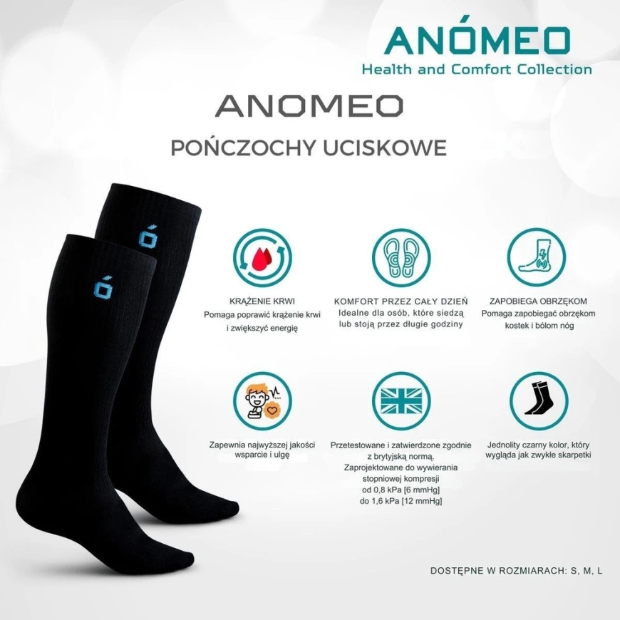 Puristussukat koko S ANOMEO – 5