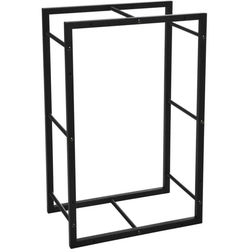 Mondex Puuteline metallia musta 45x28x70 cm