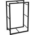 Mondex Stovas malkoms metalinas juoda 45x28x70 cm Mondex Stovas malkoms metalinas juoda 45x28x70 cm