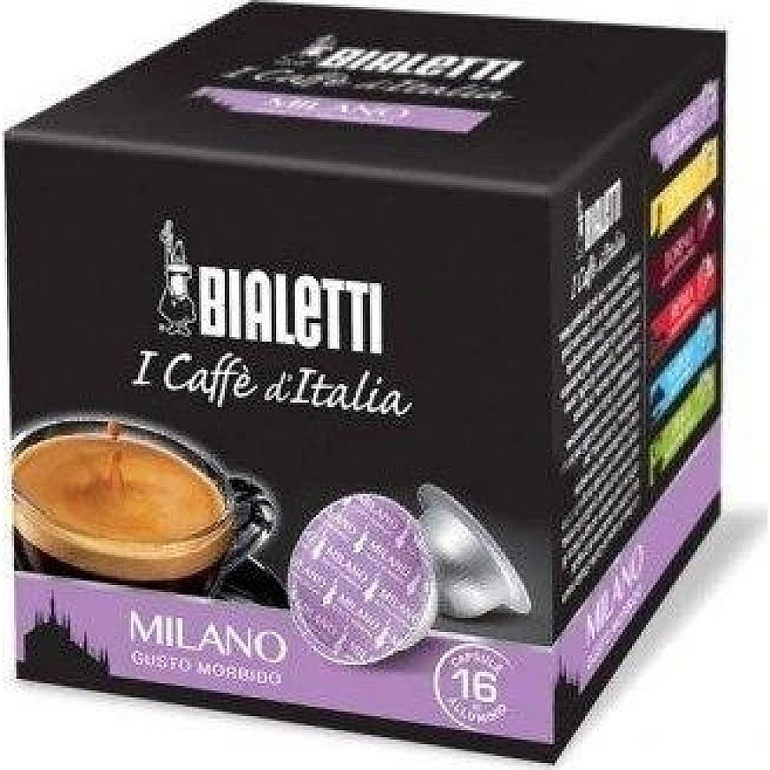 MILANO 100% Arabica kapsulės BIALETTI CAFF D'ITALIA - 16 kapsulių