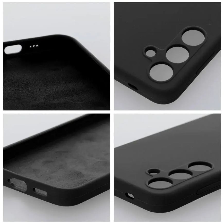 Case SILICONE 2mm for MOTOROLA G35 5G black – 2