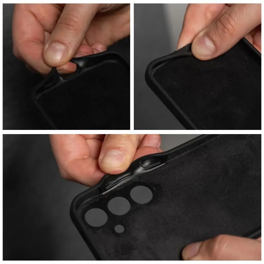 Kaitse SÜSINIK 2mm MOTOROLA G35 5G must – 3