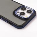 Kirkas must kotelo Samsung Galaxy S25 Plus sininen
