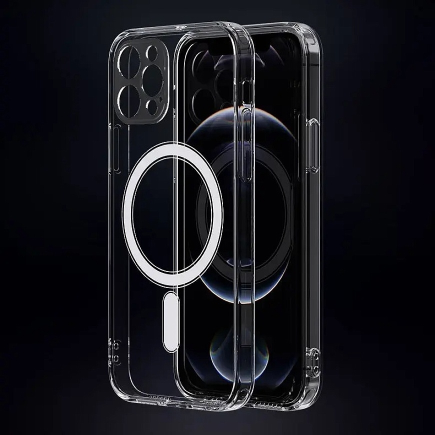 Anti Shock 1.5 mm maciņš ar MagSafe atbalstu telefonam iPhone 15 Plus caurspīdīgs – 3