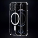 Anti Shock 1.5 mm telefono dėklas su MagSafe palaikymu iPhone 15 Plus skaidrus
