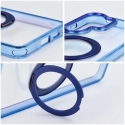 Чехол для Samsung A56 Frame Circle Stand, совместимый с MagSafe, темно-синий