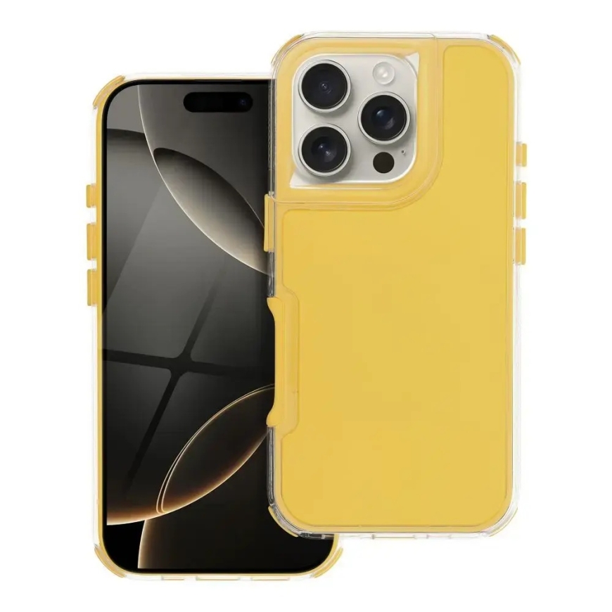 MATRIX phone case for iPhone 16 Pro yellow