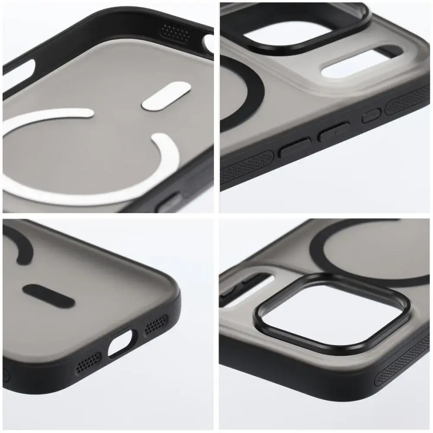 Flexline Mag telefono dėklas su MagSafe palaikymu iPhone 17 Pro Max | iPhone 18 Pro Max juodas – 5