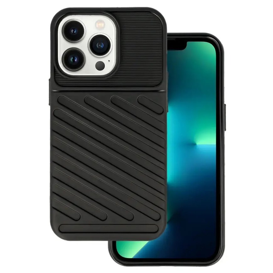 Thunder puhelinsuojus iPhone 13 Pro Max musta