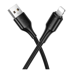 Hoco X120 tiedonsiirto- ja latauskaapeli | USB-A Lightning | 12W | 1m | musta