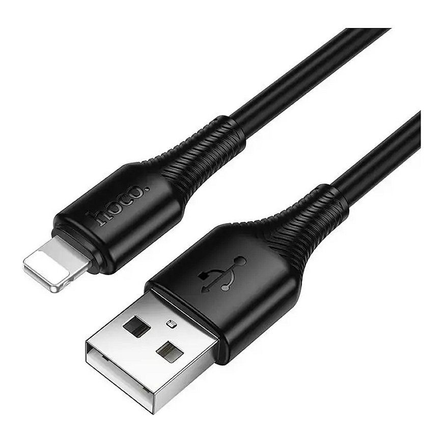Hoco X120 andmeedastus- ja laadimiskaabel | USB-A kuni Lightning | 12W | 1m | must – 2