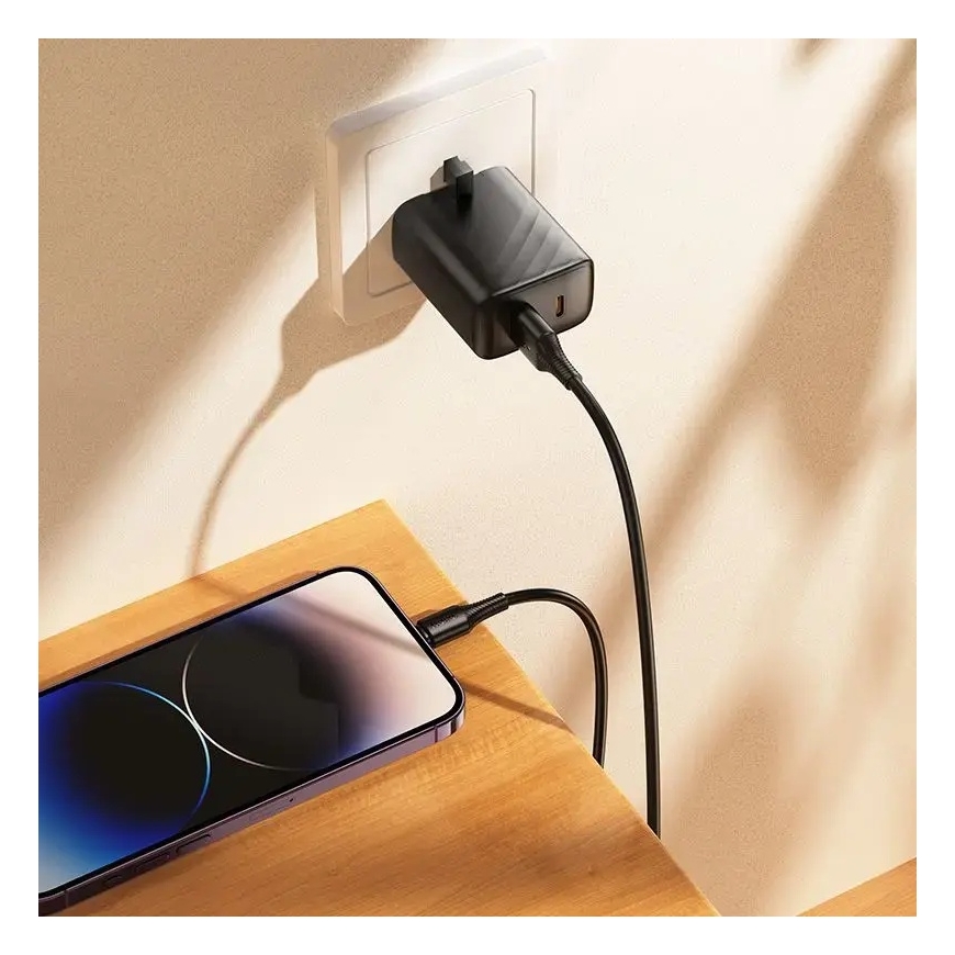 Hoco X120 tiedonsiirto- ja latauskaapeli | USB-A Lightning | 12W | 1m | musta – 4